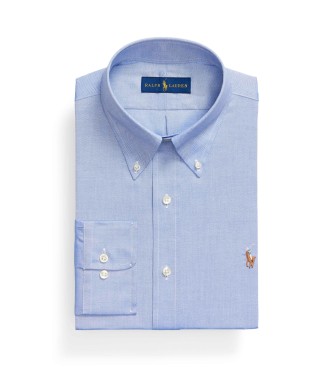 Polo Ralph Lauren Custom Fit Oxford overhemd blauw