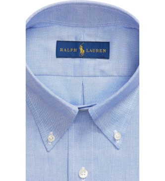 Polo Ralph Lauren Custom Fit Oxford overhemd blauw