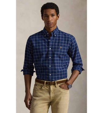 Polo Ralph Lauren Camisa oxford Custom Fit con cuadros marino