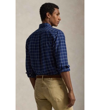 Polo Ralph Lauren Camisa oxford Custom Fit con cuadros marino
