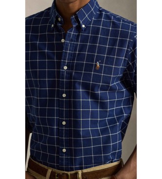 Polo Ralph Lauren Camisa oxford Custom Fit con cuadros marino