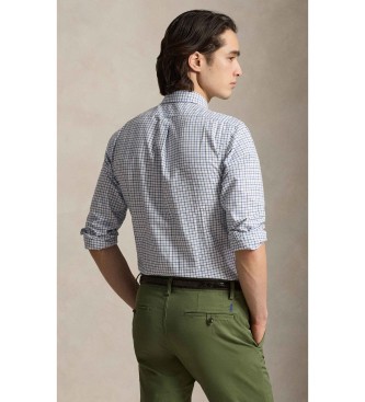Polo Ralph Lauren Camisa oxford Custom Fit de cuadros blanco