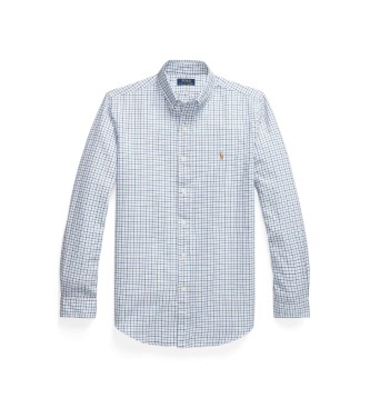 Polo Ralph Lauren Camisa oxford Custom Fit de cuadros blanco