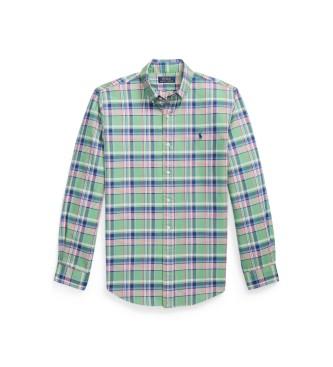 Polo Ralph Lauren Camicia Oxford a quadri verdi su misura