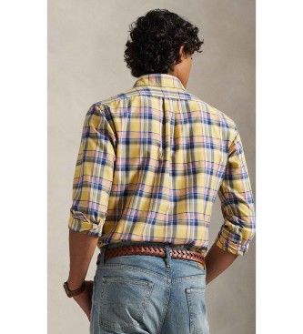 Polo Ralph Lauren Camicia Oxford a quadri gialli su misura