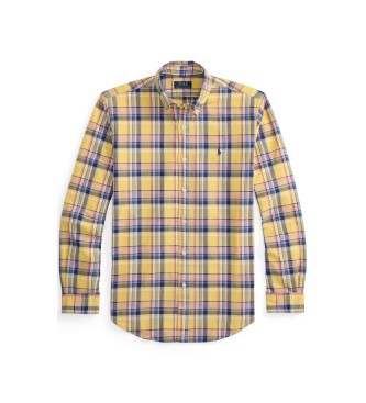 Polo Ralph Lauren Camicia Oxford a quadri gialli su misura