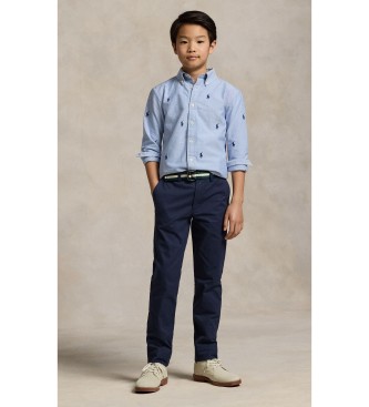 Polo Ralph Lauren Oxford-Hemd aus Baumwolle mit blauem Pferd