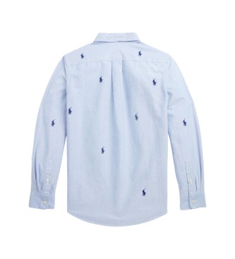 Polo Ralph Lauren Oxford-Hemd aus Baumwolle mit blauem Pferd