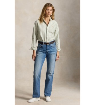 Polo Ralph Lauren Relaxed Fit Oxford-Hemd aus Baumwolle in Grün