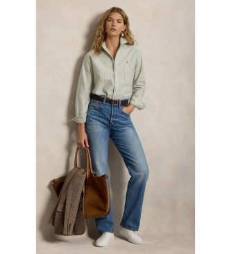 Polo Ralph Lauren Relaxed Fit Oxford-Hemd aus Baumwolle in Grün
