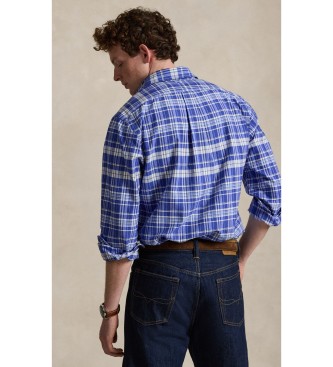 Polo Ralph Lauren Camicia oxford a quadri Custom Fit blu