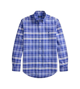 Polo Ralph Lauren Camicia oxford a quadri Custom Fit blu