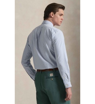 Polo Ralph Lauren Camisa oxford de rayas Custom Fit azul