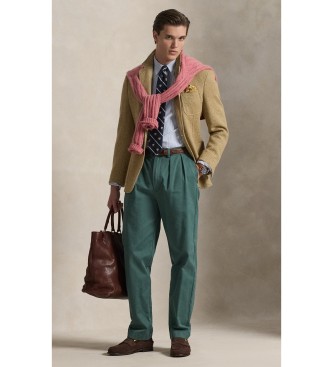 Polo Ralph Lauren Camisa oxford de rayas Custom Fit azul