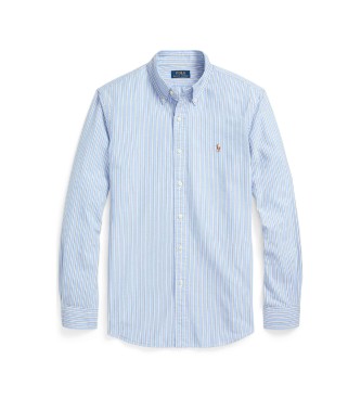 Polo Ralph Lauren Camisa oxford de rayas Custom Fit azul
