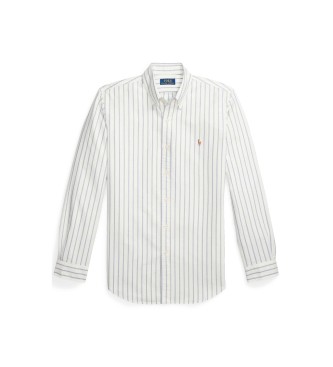 Polo Ralph Lauren Camicia oxford a righe Custom Fit bianco