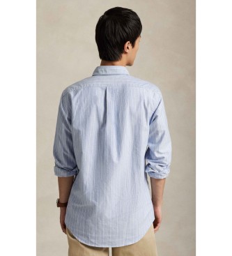 Polo Ralph Lauren Camisa oxford de rayas Custom Fit azul