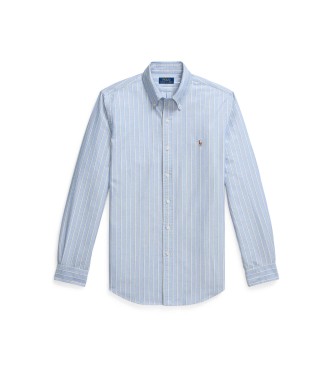 Polo Ralph Lauren Camisa oxford de rayas Custom Fit azul