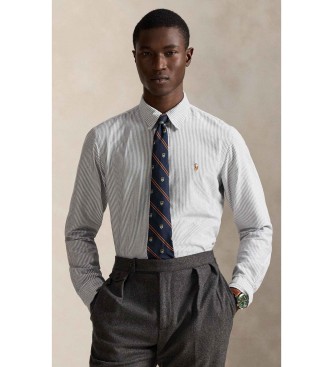 Polo Ralph Lauren Custom Fit stribet oxfordskjorte hvid