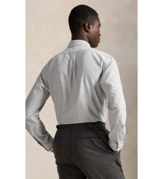 Polo Ralph Lauren Custom Fit stribet oxfordskjorte hvid