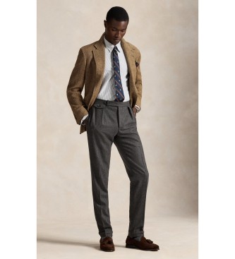 Polo Ralph Lauren Custom Fit stribet oxfordskjorte hvid