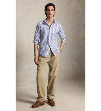 Polo Ralph Lauren Camisa oxford de rayas Slim Fit azul