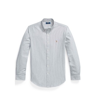 Polo Ralph Lauren Camisa oxford de rayas Slim Fit gris