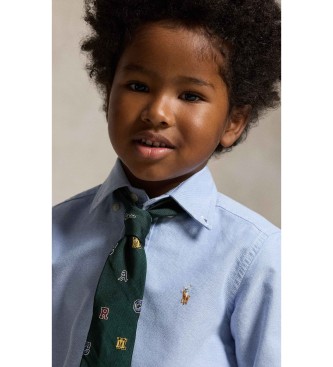 Polo Ralph Lauren Camisa Oxford icónica azul