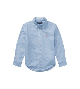 Polo Ralph Lauren Camisa Oxford icónica azul