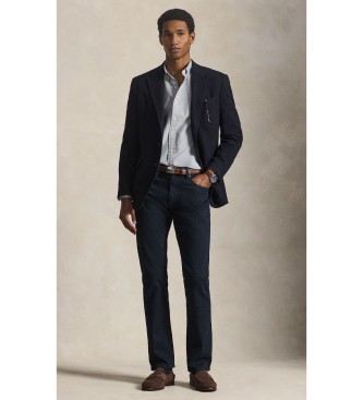 Polo Ralph Lauren Camisa Oxford azul, corte Slim Fit