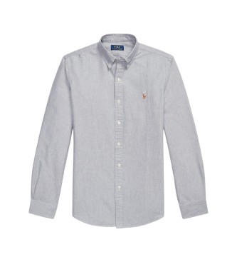 Polo Ralph Lauren Camisa Oxford azul, corte Slim Fit