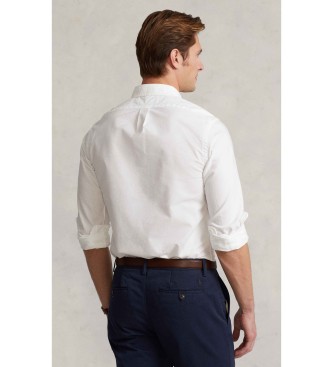Polo Ralph Lauren Camicia Oxford slim fit, tinta in capo, bianca