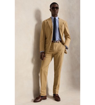 Polo Ralph Lauren Slim Fit Hemd aus blauer elastischer Popeline