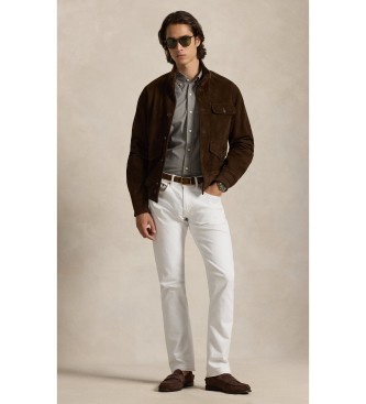 Polo Ralph Lauren Slim fit grey stretch poplin shirt