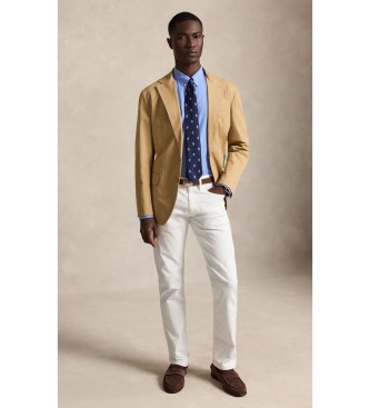 Polo Ralph Lauren Camisa Slim Fit de popelina elástica azul