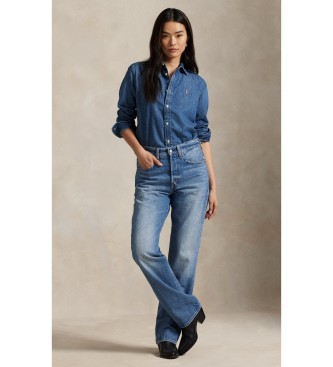 Polo Ralph Lauren Slim Fit denim shirt blue