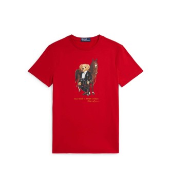 Polo Ralph Lauren Lunarno novoletna majica z rdečim medvedom Polo