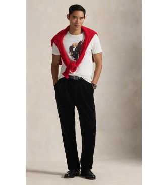 Polo Ralph Lauren Lunarno novoletna majica z belo majico Bear Polo