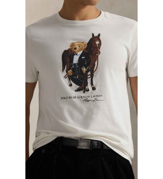 Polo Ralph Lauren Lunarno novoletna majica z belo majico Bear Polo