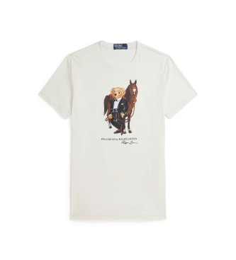 Polo Ralph Lauren Lunarno novoletna majica z belo majico Bear Polo