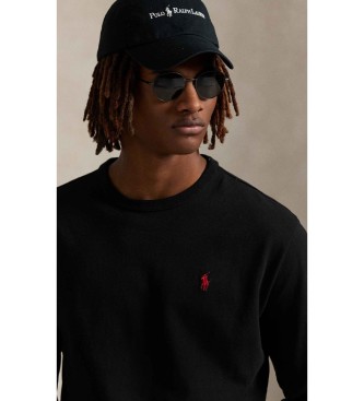 Polo Ralph Lauren T-shirt de manga comprida Classic Fit preta