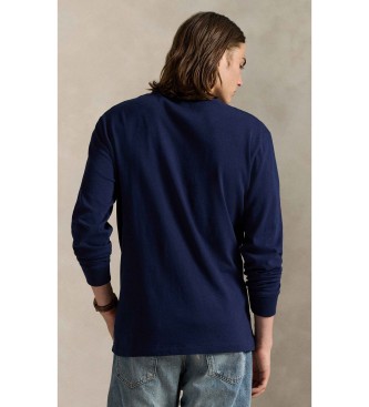 Polo Ralph Lauren T-shirt de manga comprida Classic Fit azul-marinho