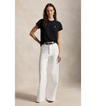 Polo Ralph Lauren T-shirt de malha de algod�o preto Classic Fit