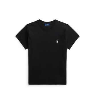 Polo Ralph Lauren T-shirt de malha de algod�o preto Classic Fit