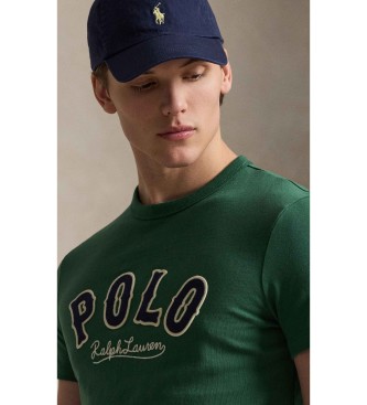 Polo Ralph Lauren T-shirt com log�tipo Western verde
