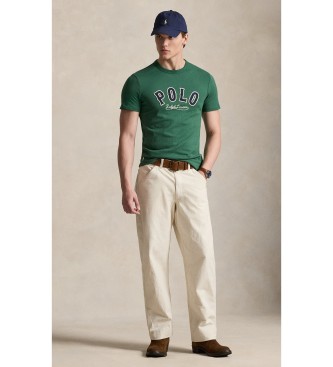 Polo Ralph Lauren T-shirt com log�tipo Western verde