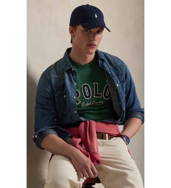 Polo Ralph Lauren T-shirt com log�tipo Western verde