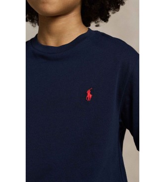 Polo Ralph Lauren Camiseta de algodón con cuello redondo marino