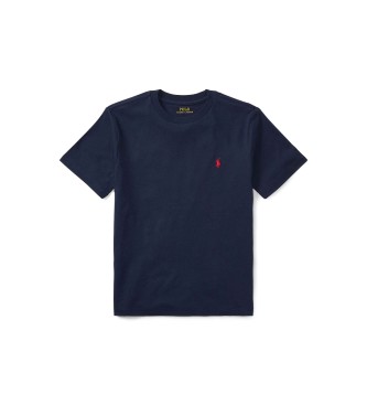 Polo Ralph Lauren Camiseta de algodón con cuello redondo marino