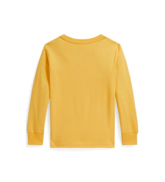 Polo Ralph Lauren Katoenen T-shirt met gele Polo Bear